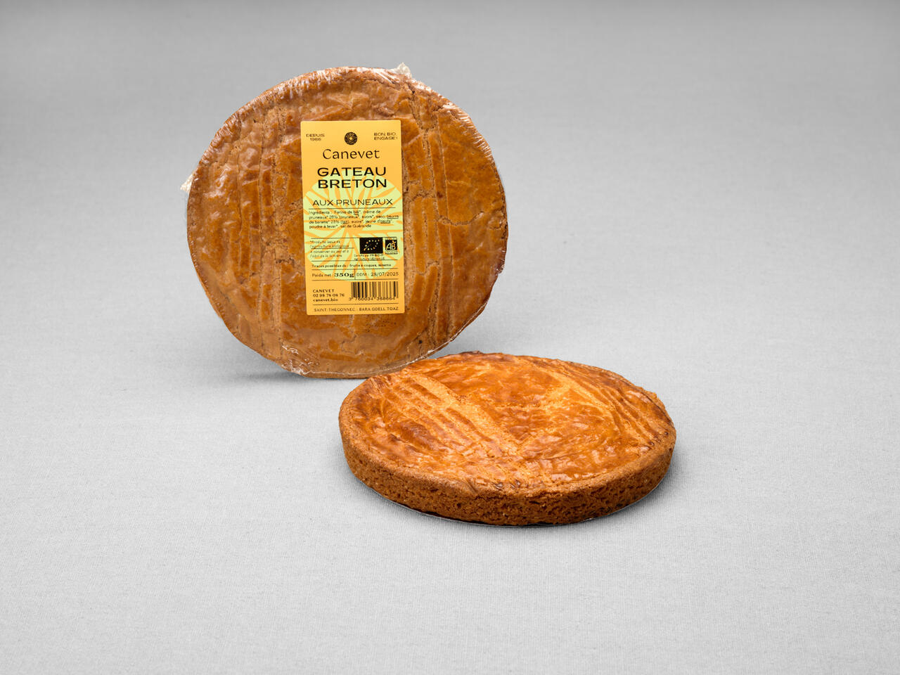 Gâteau breton aux pruneaux