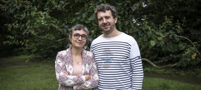 Marie et Yves Canevet, codirigeants de la Boulangerie Canvet, à Saint-Thégonnec, Finistère